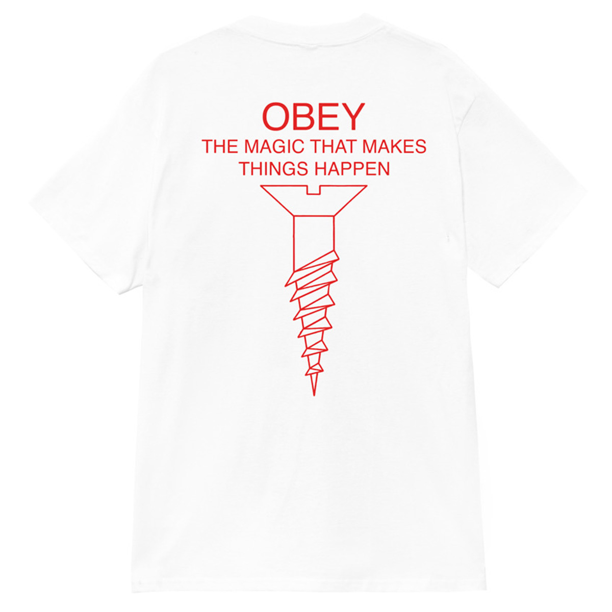Obey Magic T-Shirt White Obey Magic T-Shirt White