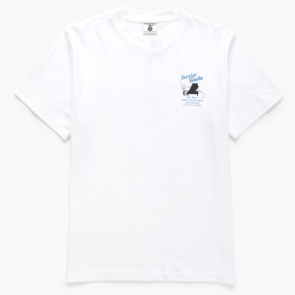 Service Works Bar + Kitchen T-Shirt White Service Works Bar + Kitchen T-Shirt White