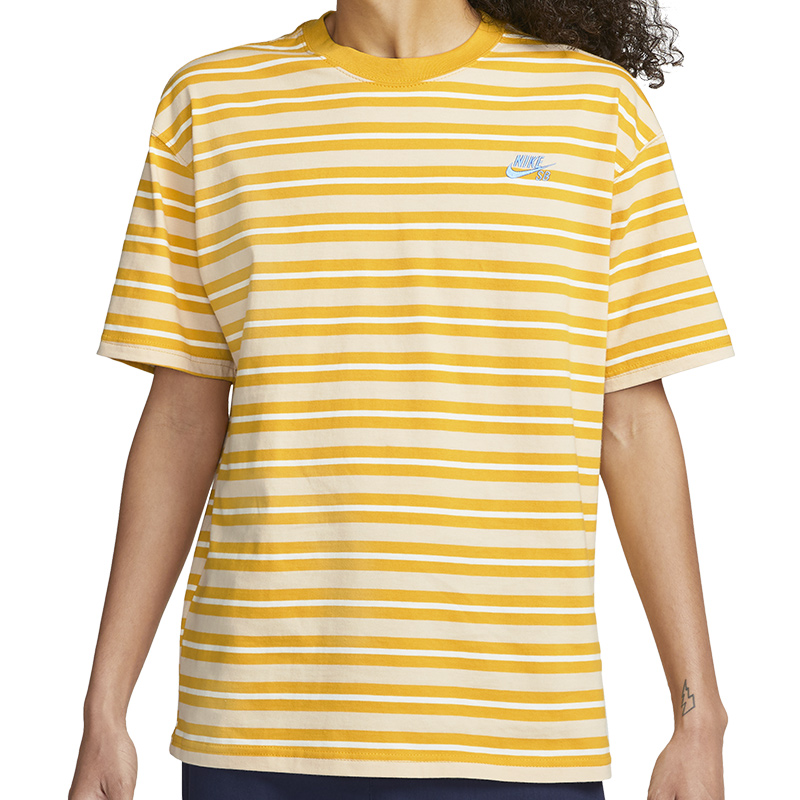Nike SB YD Stripe T-Shirt Dark Sulfur/Sanddrift/Sail Nike SB YD Stripe T-Shirt Dark Sulfur/Sanddrift/Sail