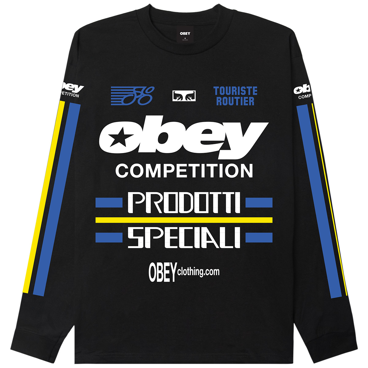 Obey Competition Longsleeve T-Shirt Black