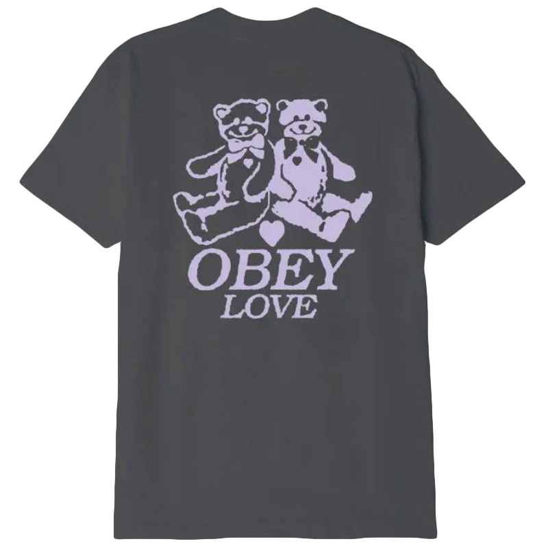 Obey Ositos T-Shirt Pigment Vintage Black Obey Ositos T-Shirt Pigment Vintage Black