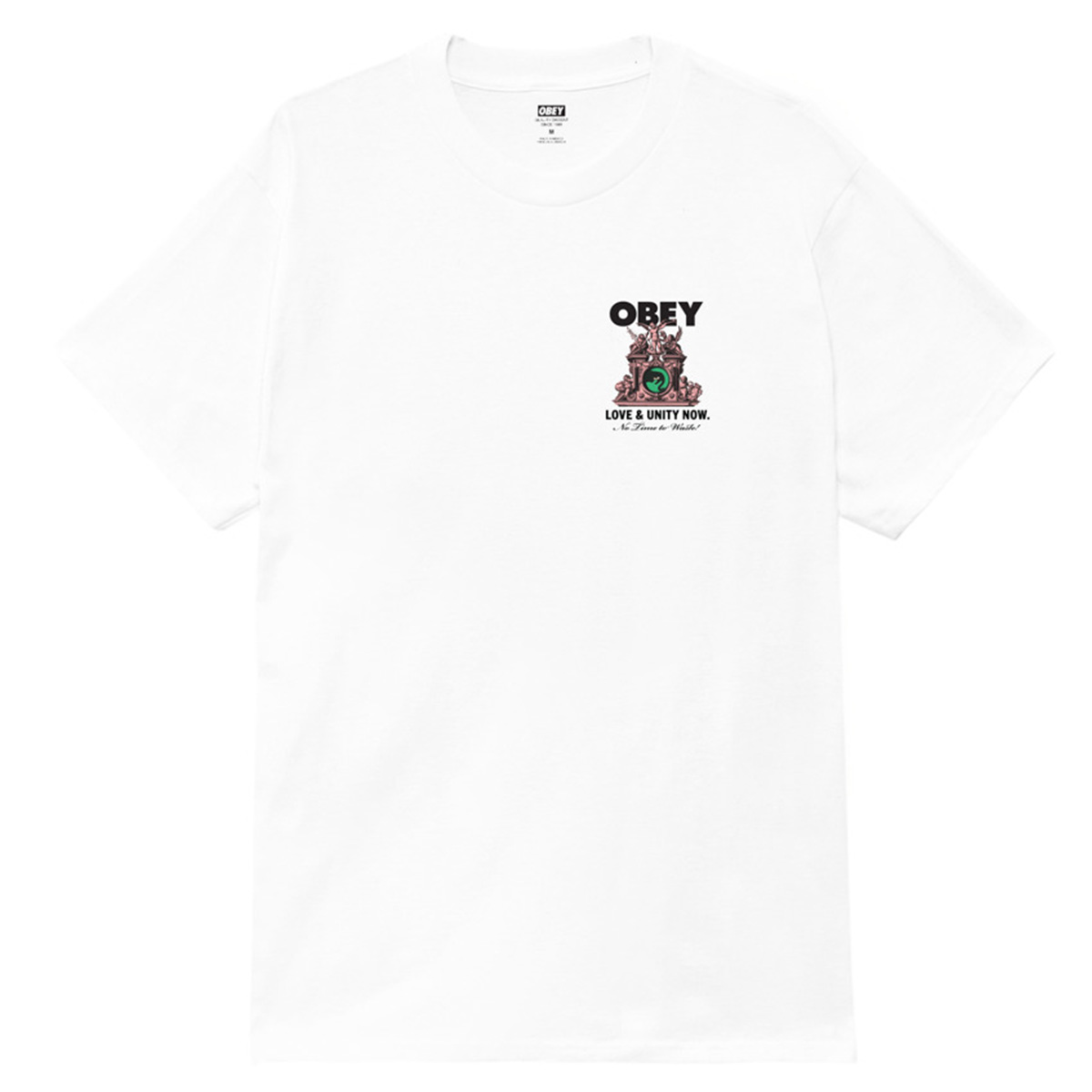 Obey Love & Unity Now T-Shirt White Obey Love & Unity Now T-Shirt White