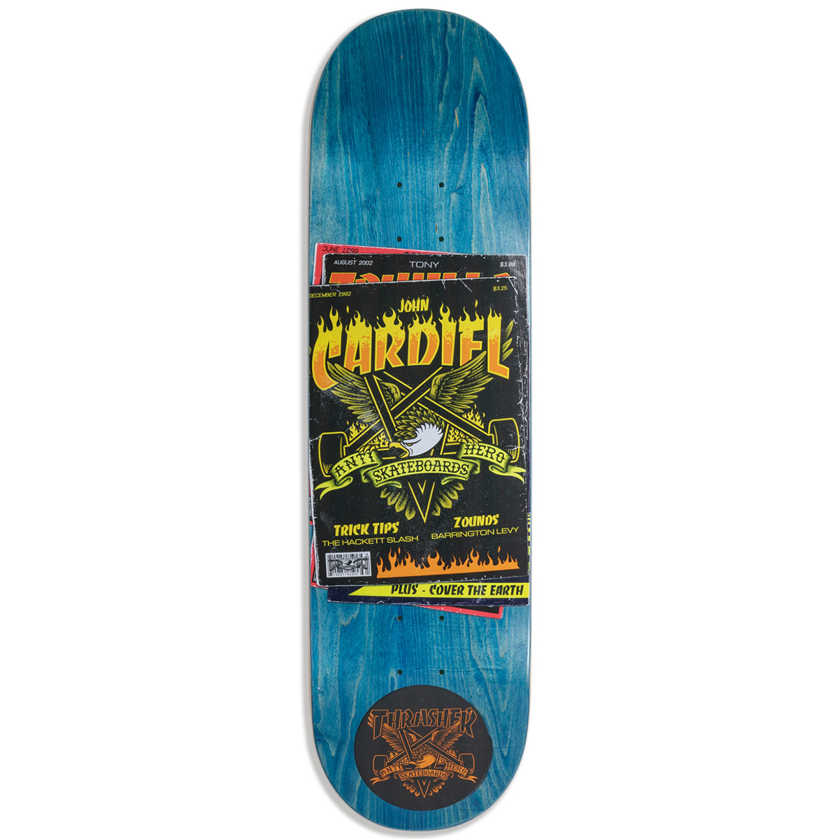 Anti Hero Cardiel Thrasher Collab Skateboard Deck 8.62 Anti Hero Cardiel Thrasher Collab Skateboard Deck 8.62