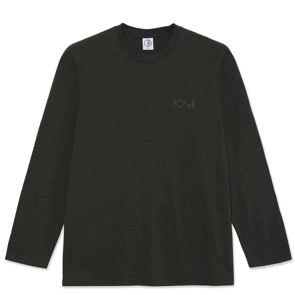 Polar Stroke Logo Steve Longsleeve T-shirt Dirty Black Polar Stroke Logo Steve Longsleeve T-shirt Dirty Black