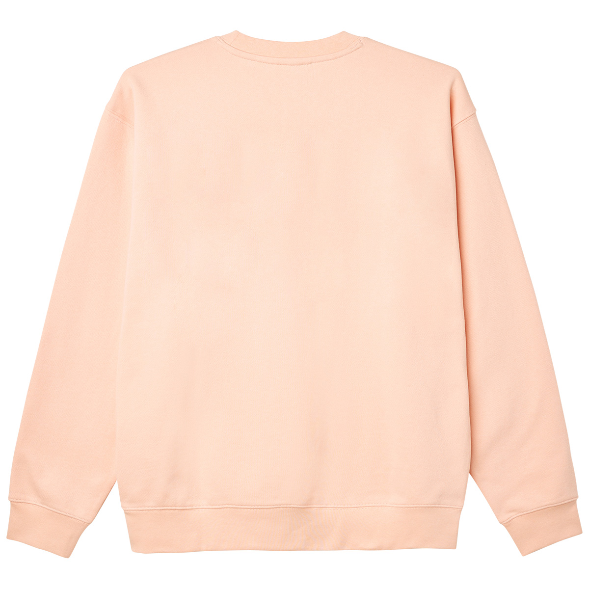 Obey Fig Crewneck Sweater Peach Parfait