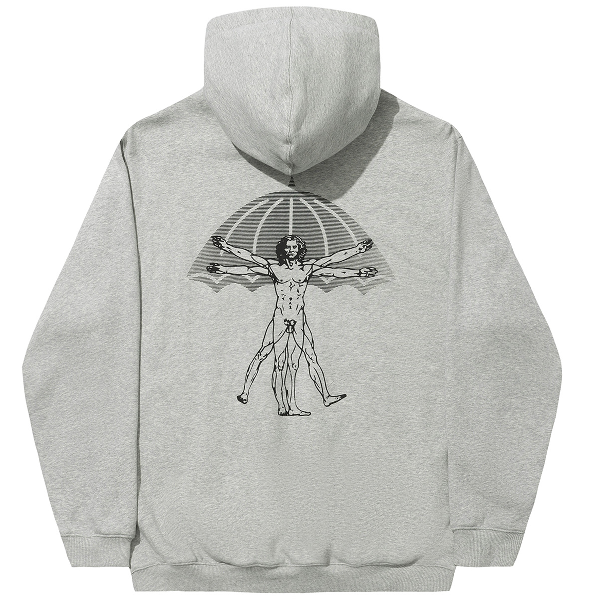 Helas Vitruve Hooded Sweater Heather Grey Helas Vitruve Hooded Sweater Heather Grey