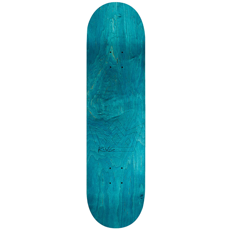 King Smo-King Nak Skateboard Deck Black 8.38 King Smo-King Nak Skateboard Deck Black 8.38