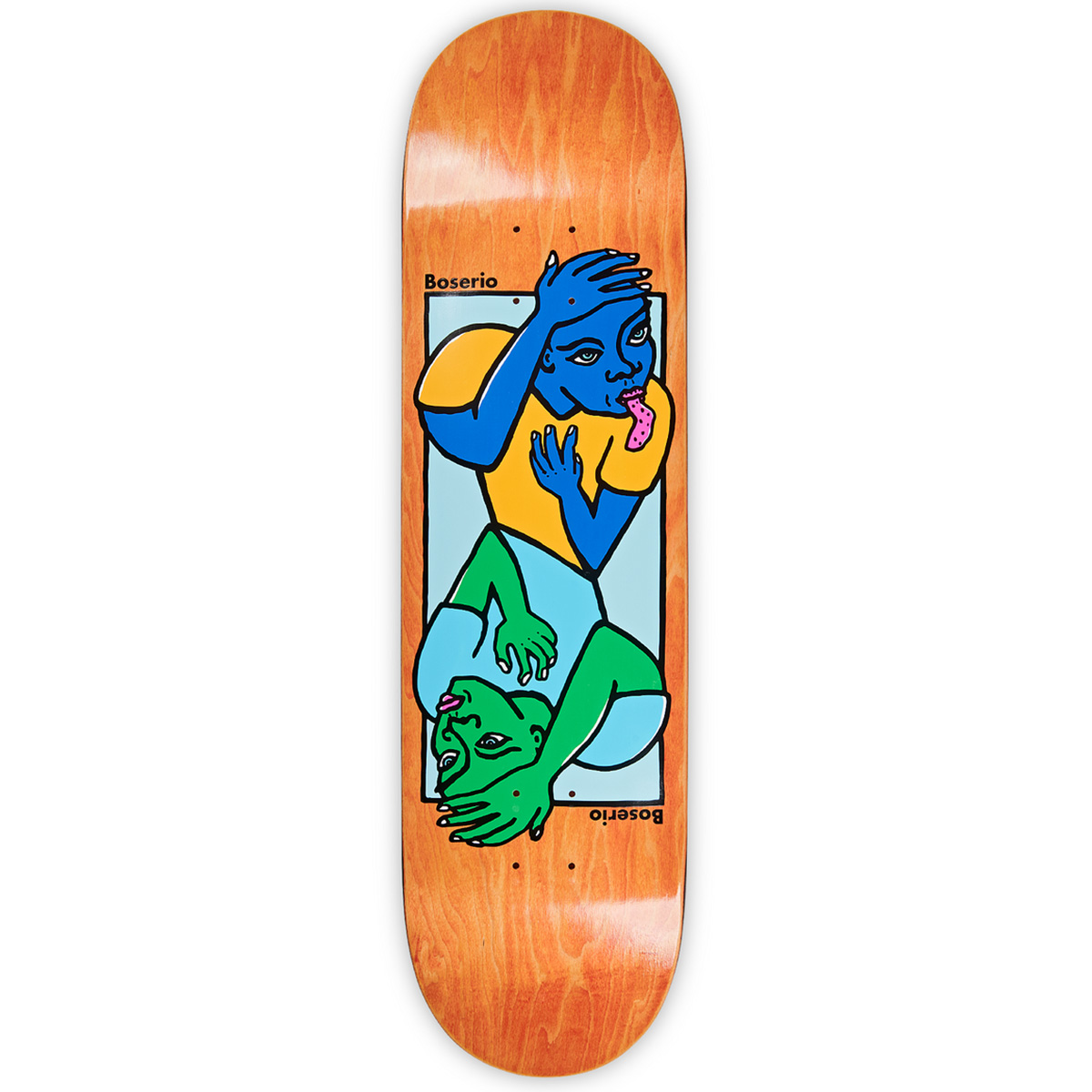 Polar Nick Boserio Double Head Skateboard Deck 8.25 Polar Nick Boserio Double Head Skateboard Deck 8.25