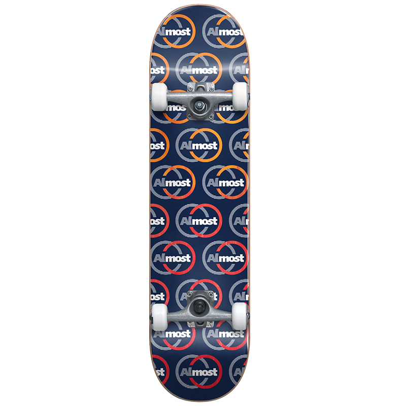 Almost Ivy Repeat Premium Complete Skateboard Navy 8.0 Almost Ivy Repeat Premium Complete Skateboard Navy 8.0