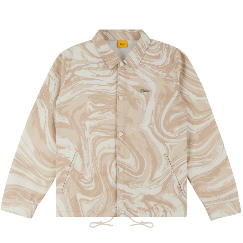 Dime Marble Coach Jacket Cream Dime Marble Coach Jacket Cream