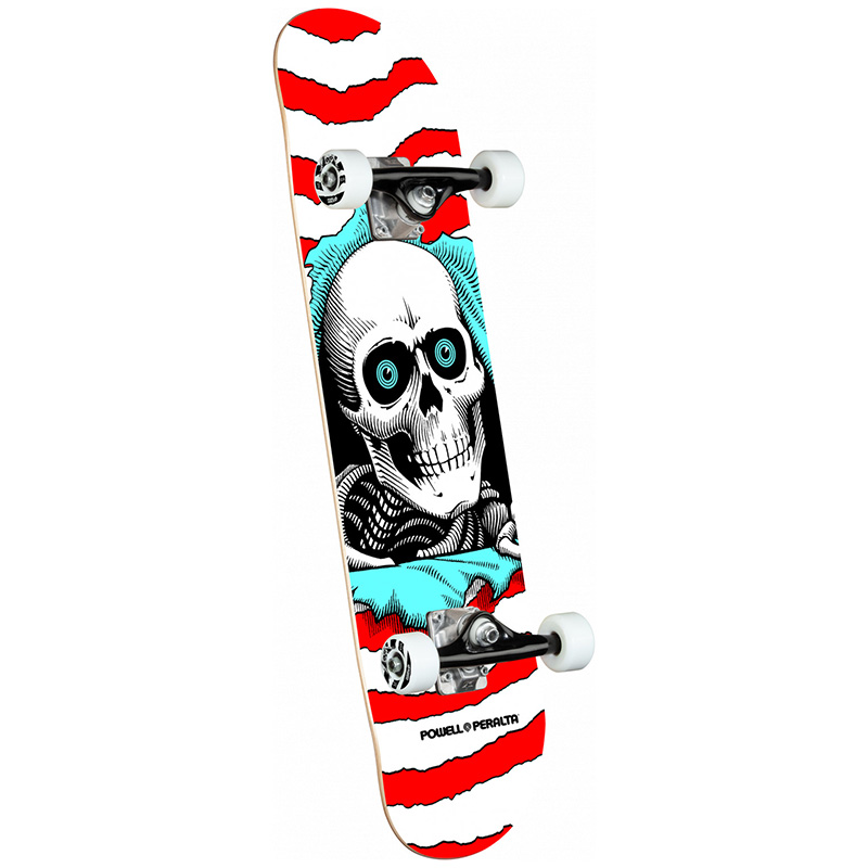 Powell Peralta Ripper Complete Skateboard Shape 242 Red 8.0