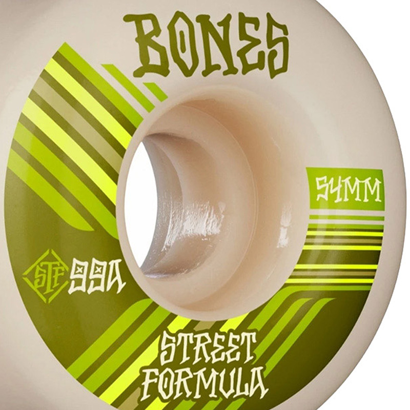 Bones STF Retros V4 Wide Wheels 99a White 54mm