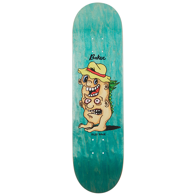 Baker Riley Hawk Twins Skateboard Deck 8.25