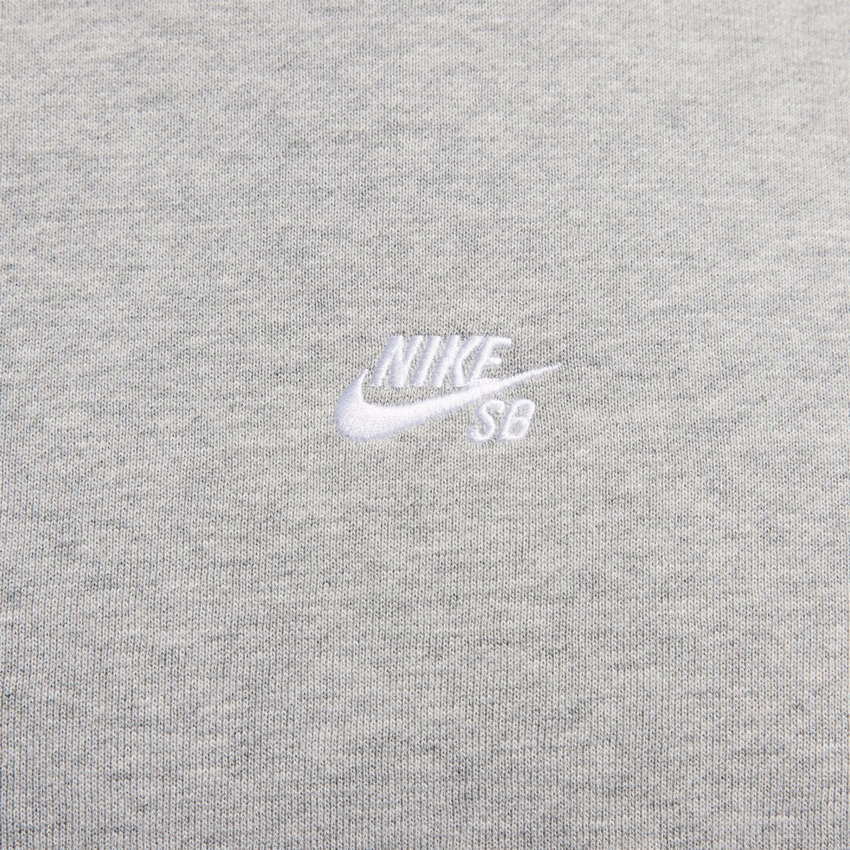Nike SB Sweater Essentials Logo Dark Grey Heather/White Nike SB Sweater Essentials Logo Dark Grey Heather/White