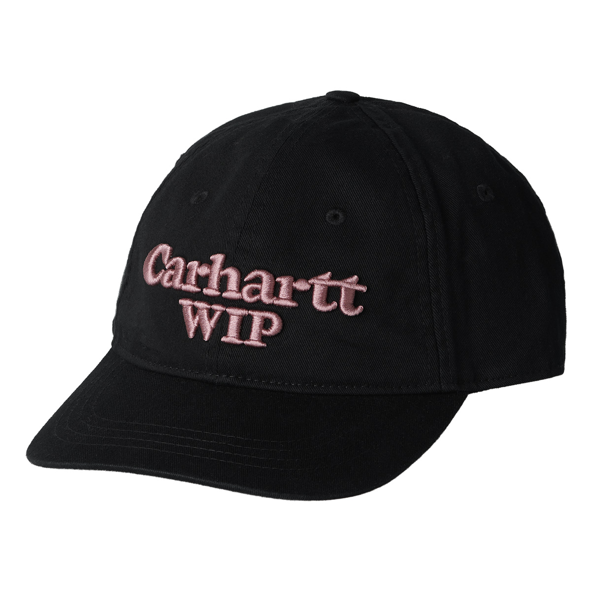 Carhartt WIP Carhartt WIP Script Cap Black/Hortensia Carhartt WIP Carhartt WIP Script Cap Black/Hortensia