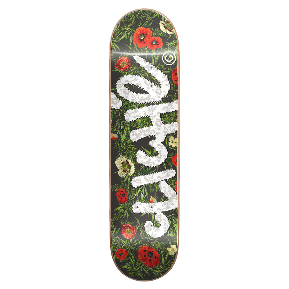 Cliché Botanical FP Complete Skateboard Charcoal 8.125