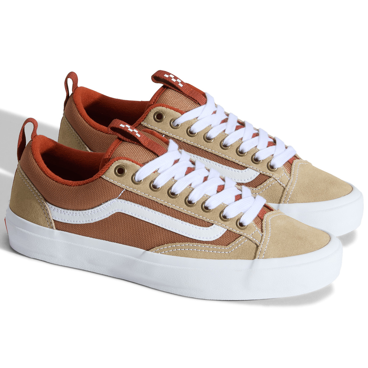 Vans Skate Old Skool 36+ Khaki/Burnt Orange Vans Skate Old Skool 36+ Khaki/Burnt Orange