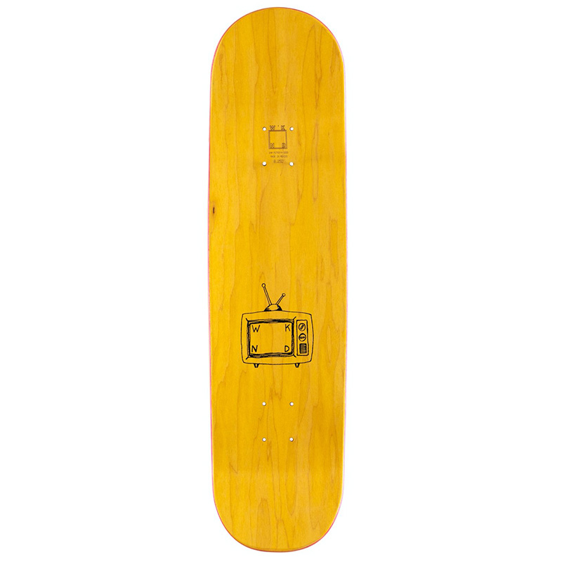 WKND Logo Skateboard Deck Blue Yellow 8.125 WKND Logo Skateboard Deck Blue Yellow 8.125