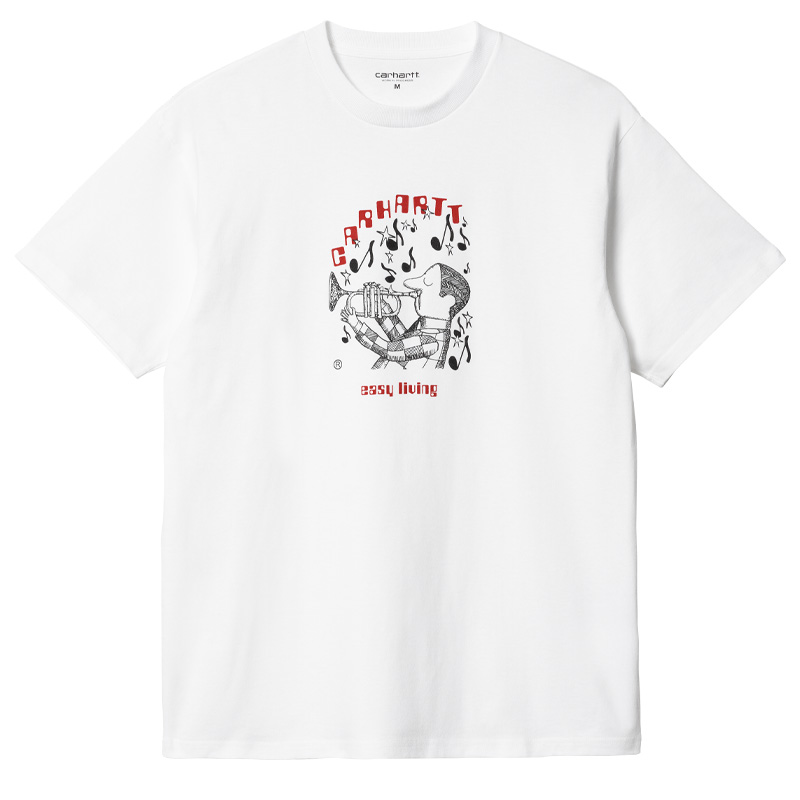Carhartt WIP Easy Living T-Shirt White Carhartt WIP Easy Living T-Shirt White