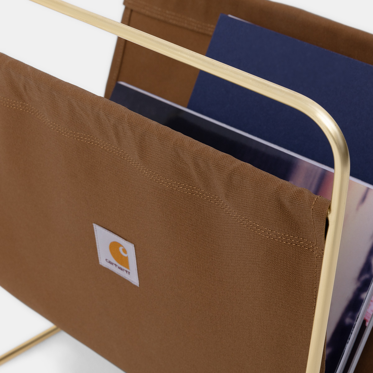 Carhartt WIP Canvas Magazine Stand Hamilton Brown Carhartt WIP Canvas Magazine Stand Hamilton Brown