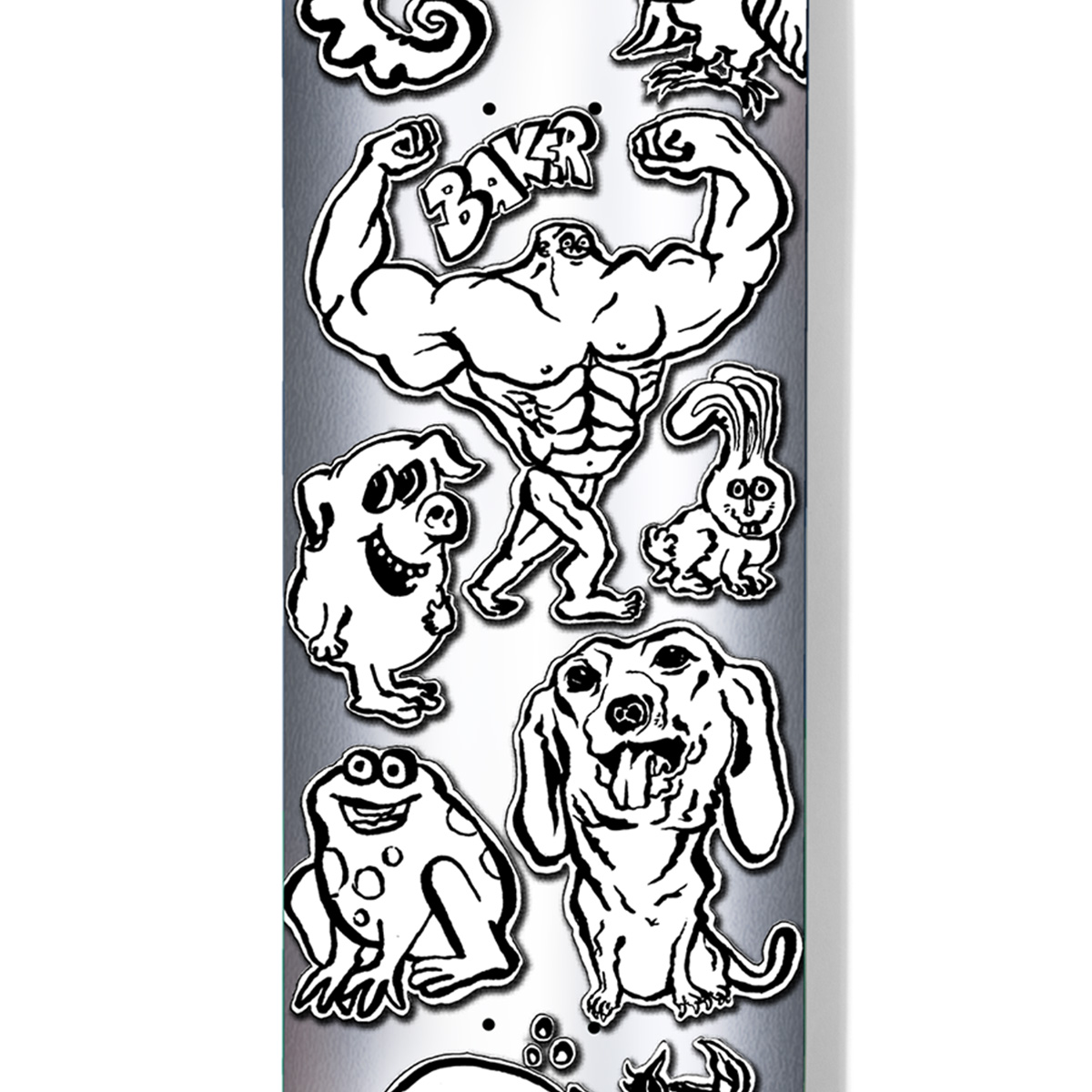 Baker Tyson Peterson Calamities Twin Tail Skateboard Deck 8.38