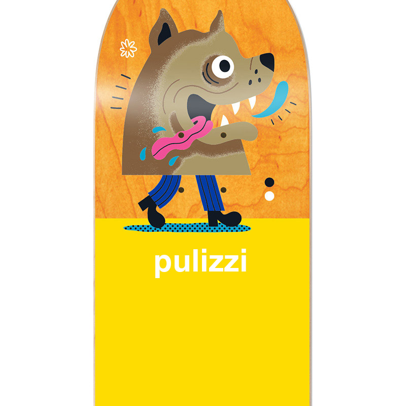 Enjoi Pulizzi High Waters R7 Skateboard Deck 9.0