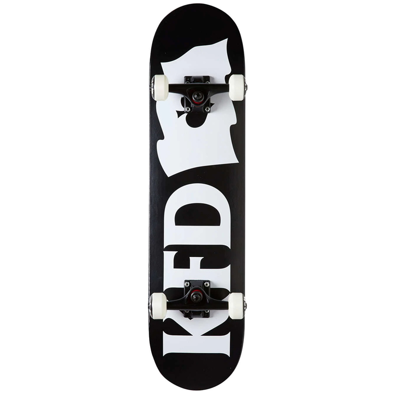 KFD Flagship Complete Skateboard Black 7.75
