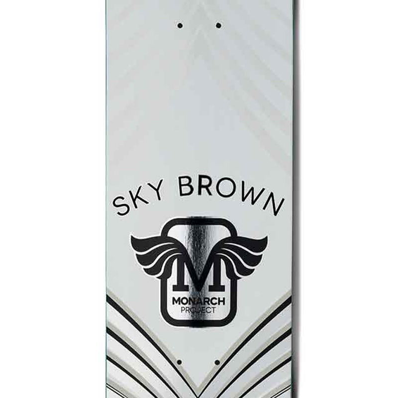 Monarch Project Sky Horus Skateboard Deck Silver 8.0
