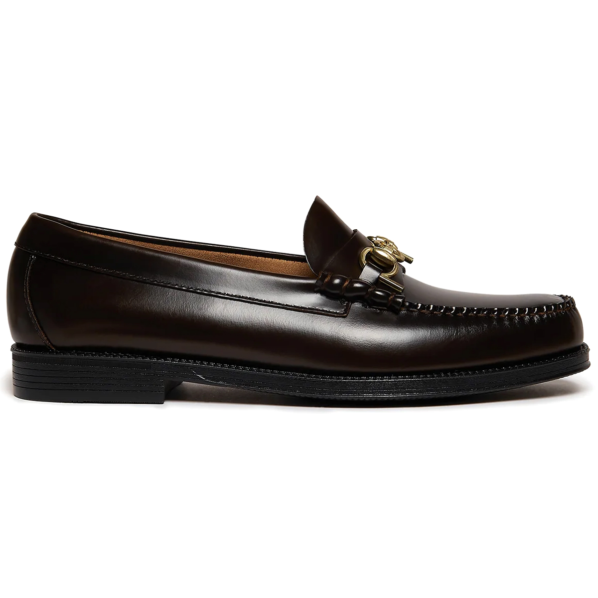 G.H.Bass x POP Easy Weejuns Lincoln Leather Chocolate Leather