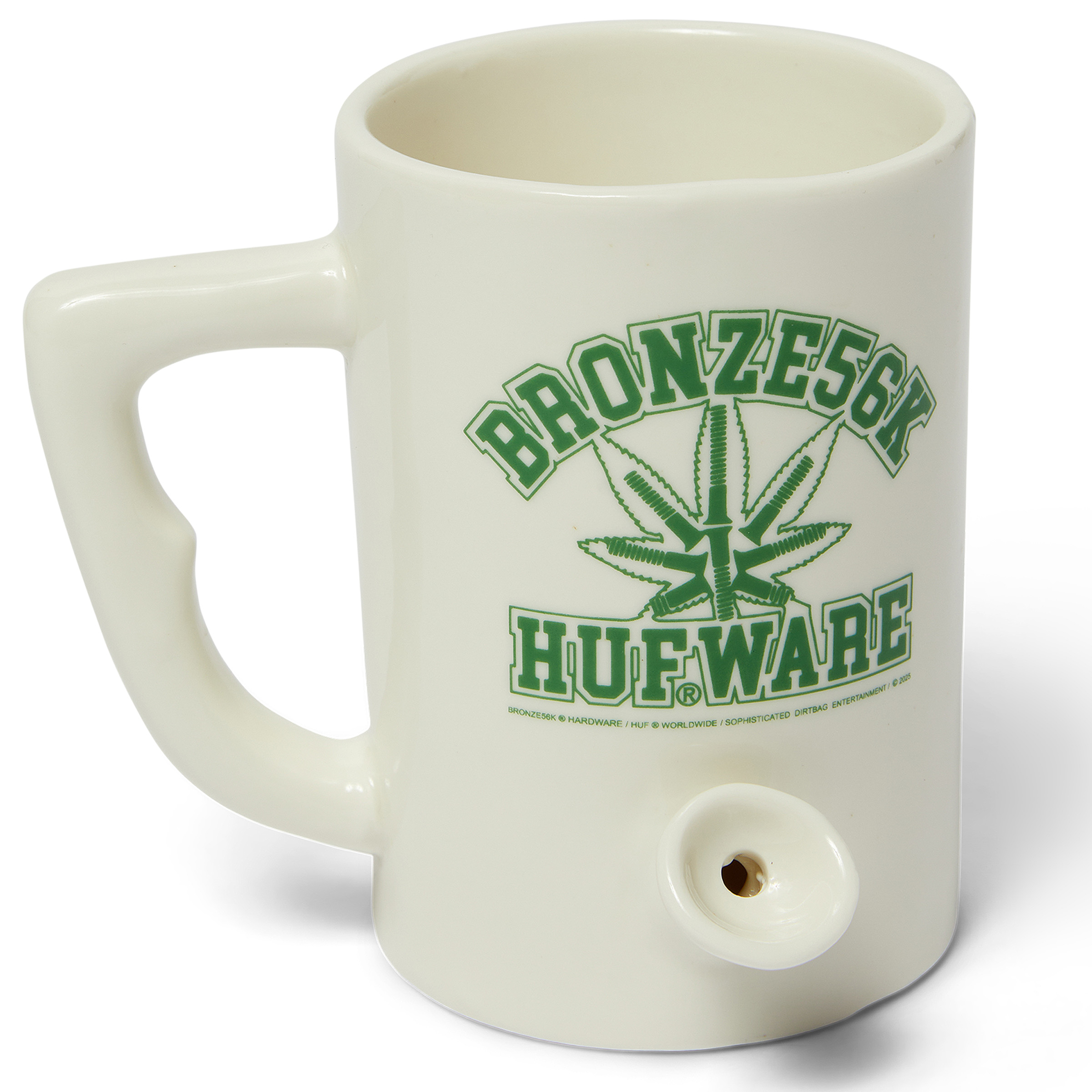 HUF X Bronze 56K Early Riser Mug White HUF X Bronze 56K Early Riser Mug White