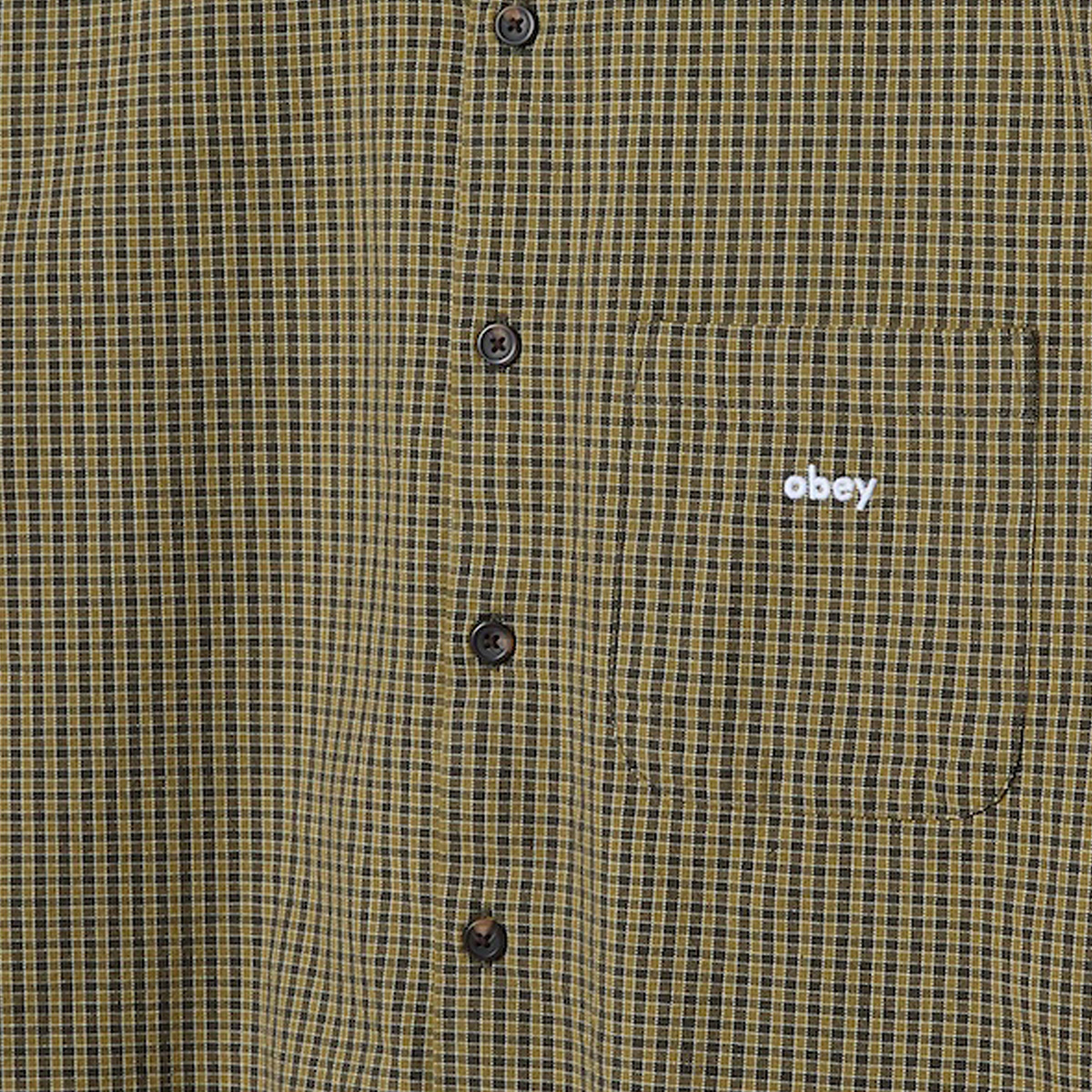 Obey Jimmy Woven Longsleeve Shirt Rosin Obey Jimmy Woven Longsleeve Shirt Rosin