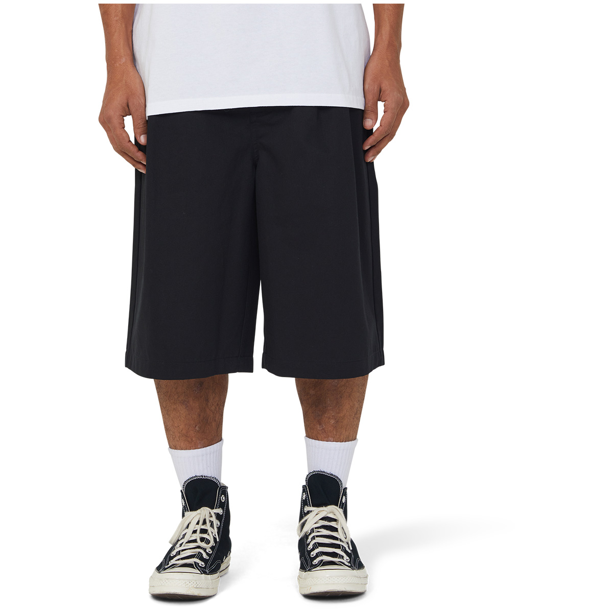HUF Sorta Long Chino Short Black