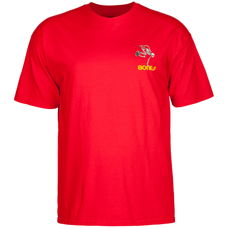 Powell Peralta Skateboard Skeleton Youth T-Shirt Red Powell Peralta Skateboard Skeleton Youth T-Shirt Red