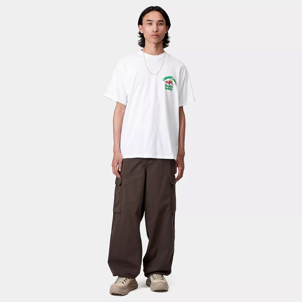 Carhartt WIP Pronto T-Shirt White Carhartt WIP Pronto T-Shirt White