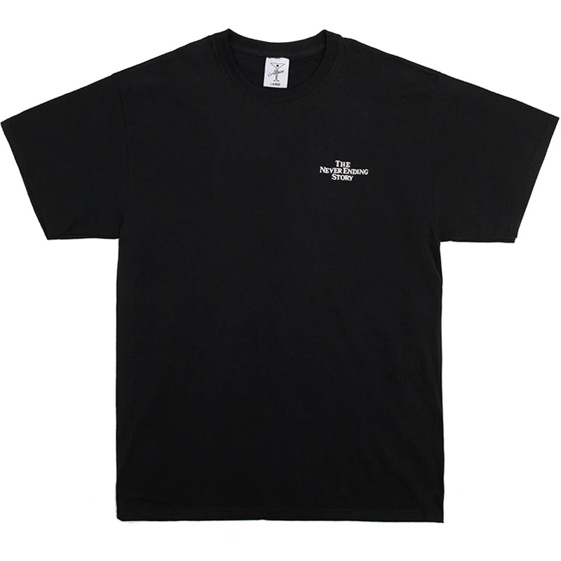 Alltimers Embroidered Never Ending Story T-Shirt Black