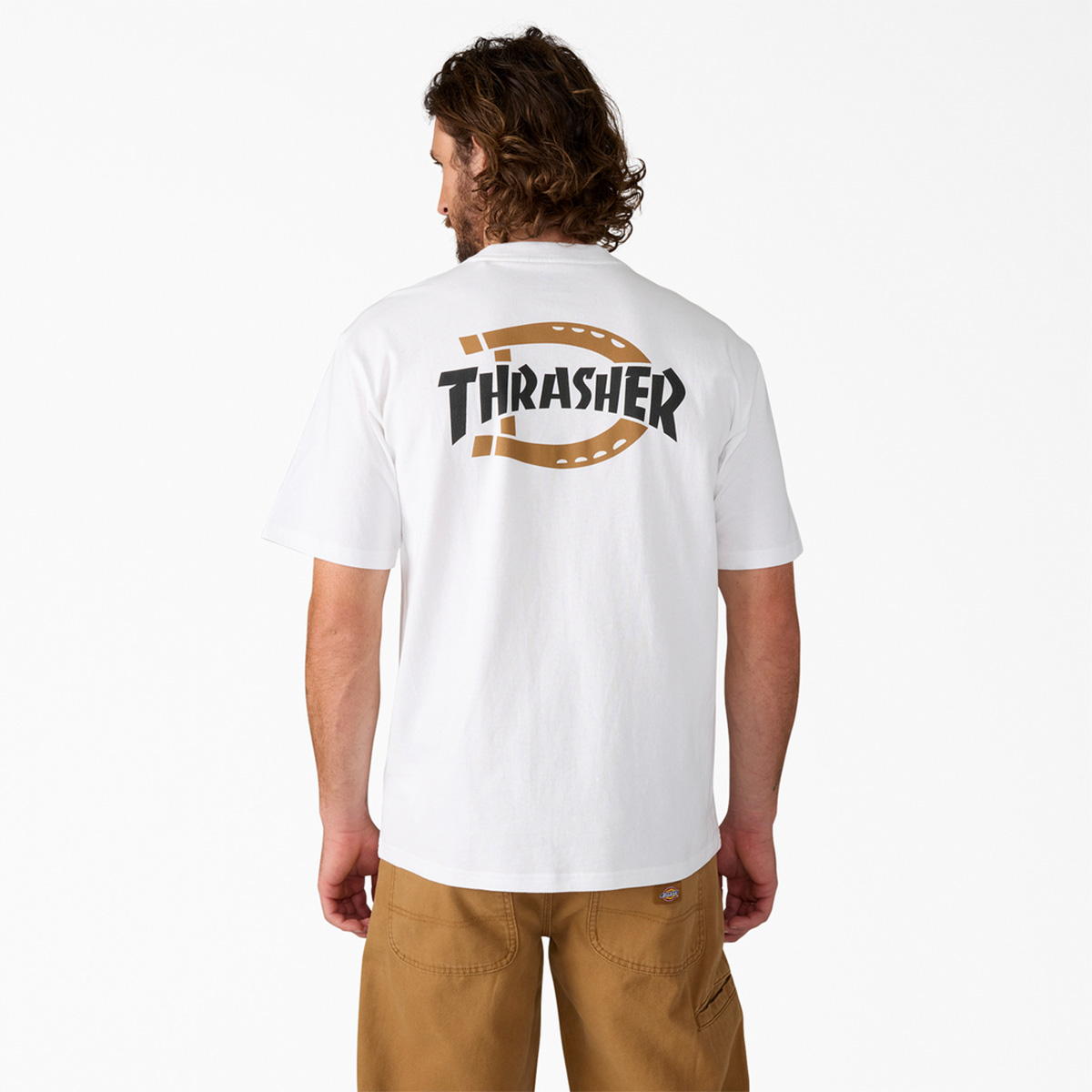 Thrasher X Dickies T-Shirt Graphic White