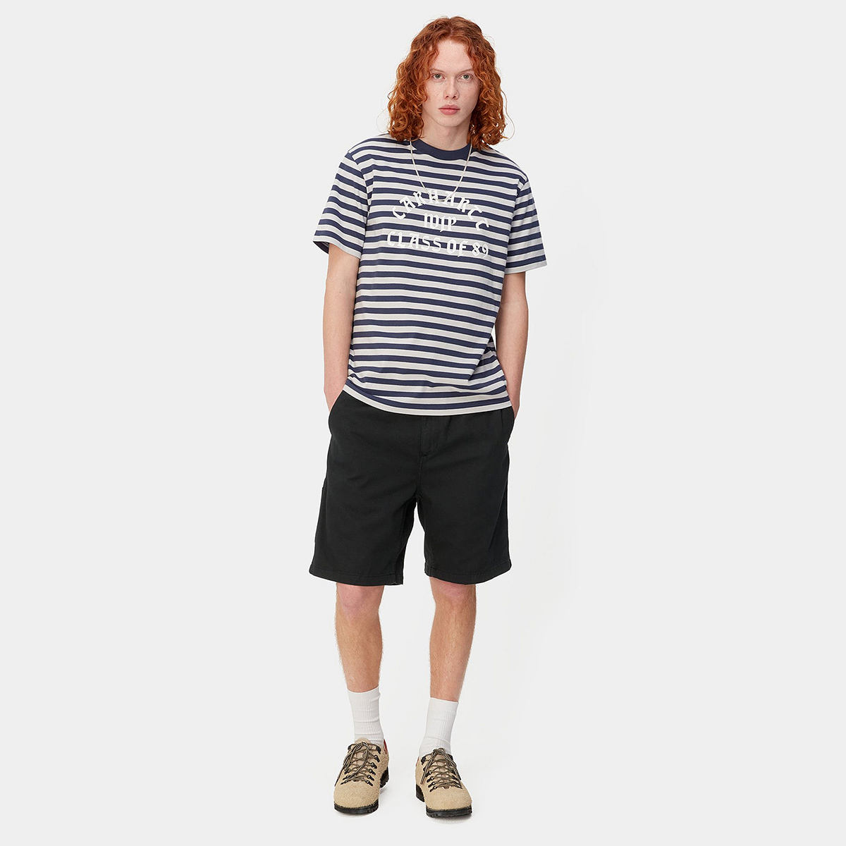 Carhartt WIP Flint Short Black Garment Dyed