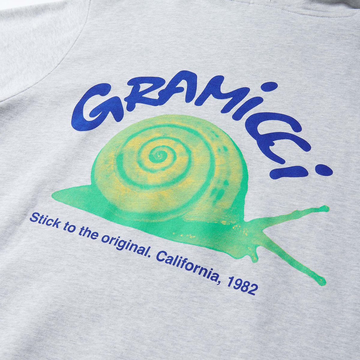 Gramicci Snail Hooded Sweater Heather Ash Gramicci Snail Hooded Sweater Heather Ash