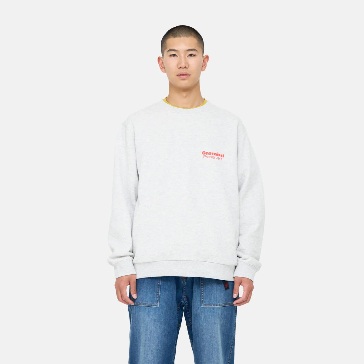 Gramicci Preserve It Crewneck Sweater Grey Heather Gramicci Preserve It Crewneck Sweater Grey Heather