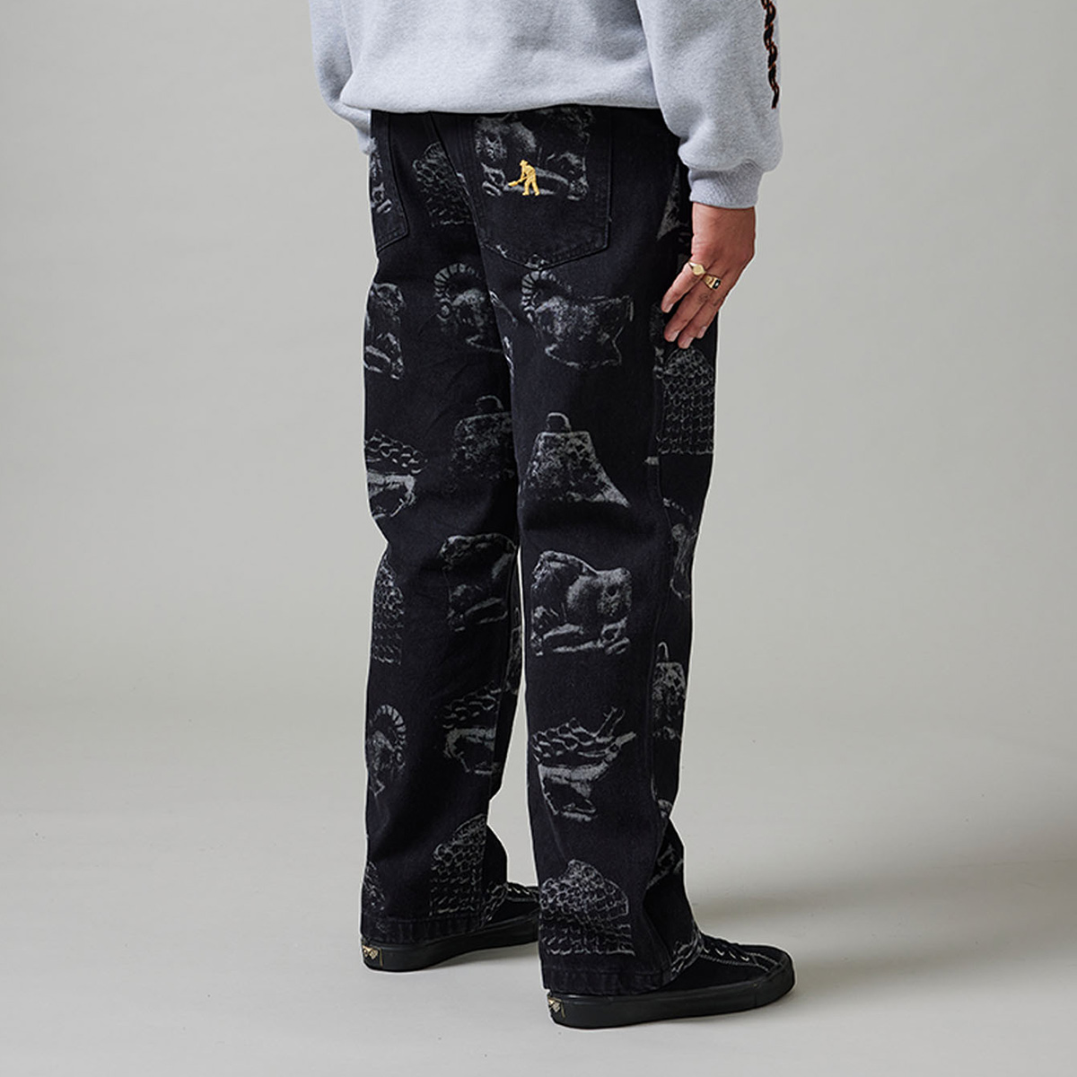 Pass Port Denim Workers Club Jean Laser Etched Black Pass Port Denim Workers Club Jean Laser Etched Black