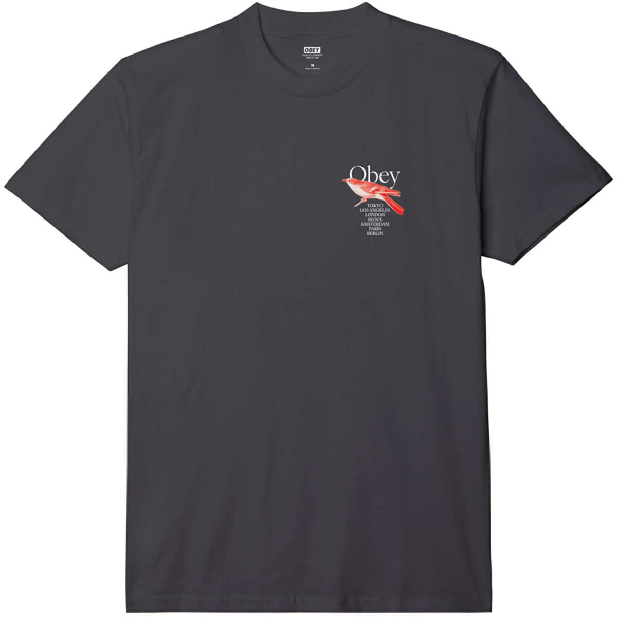 Obey Bird T-Shirt Black Obey Bird T-Shirt Black