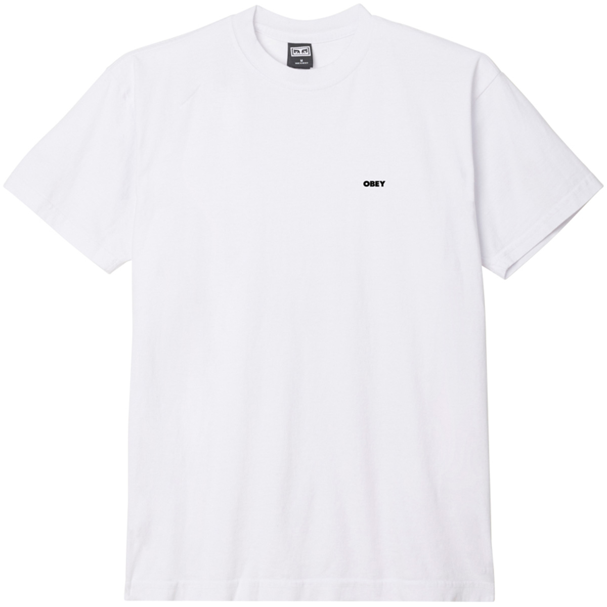 Obey Bold Icon Heavyweight T-Shirt White Obey Bold Icon Heavyweight T-Shirt White