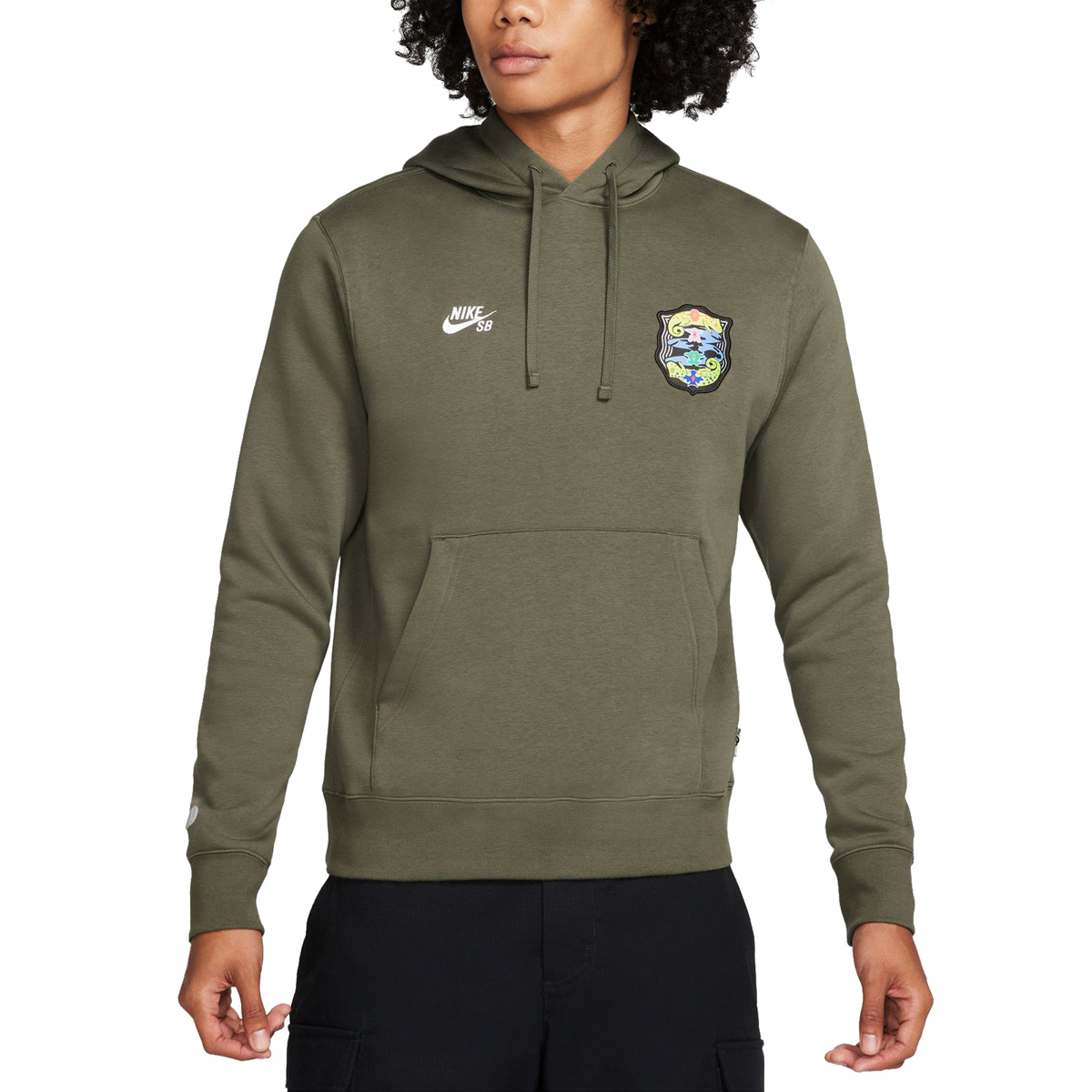 Nike SB Agnostic Hooded Sweater Medium Olive/White Nike SB Agnostic Hooded Sweater Medium Olive/White