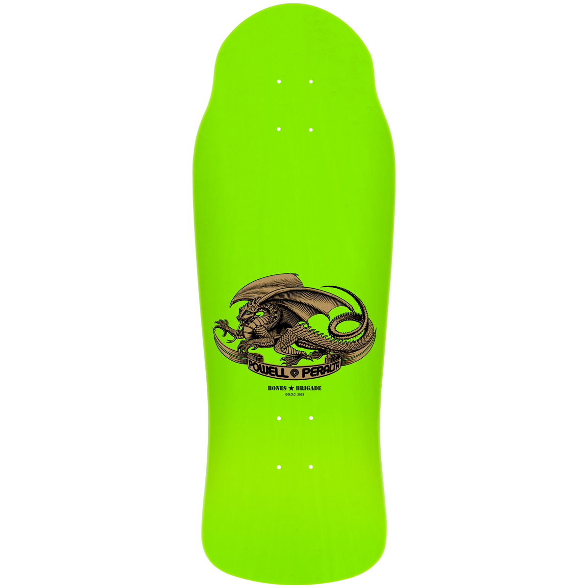 Powell Peralta Bones Brigade Hawk Series 15 Skateboard Deck Lime 10.41 Powell Peralta Bones Brigade Hawk Series 15 Skateboard Deck Lime 10.41