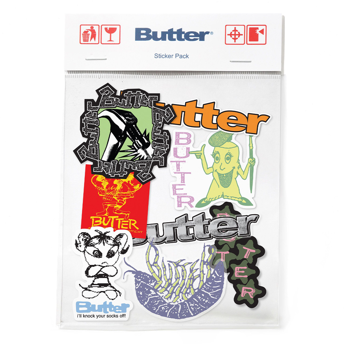 Butter Goods Q226 Sticker Pack Multi