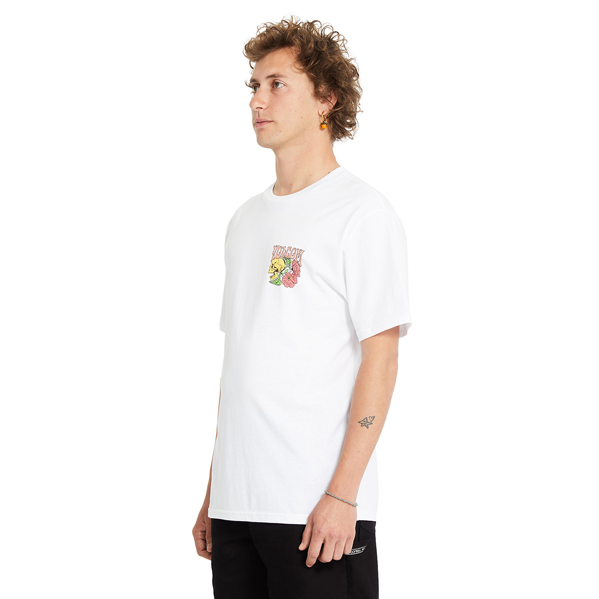 Volcom Tooflow T-Shirt White Volcom Tooflow T-Shirt White