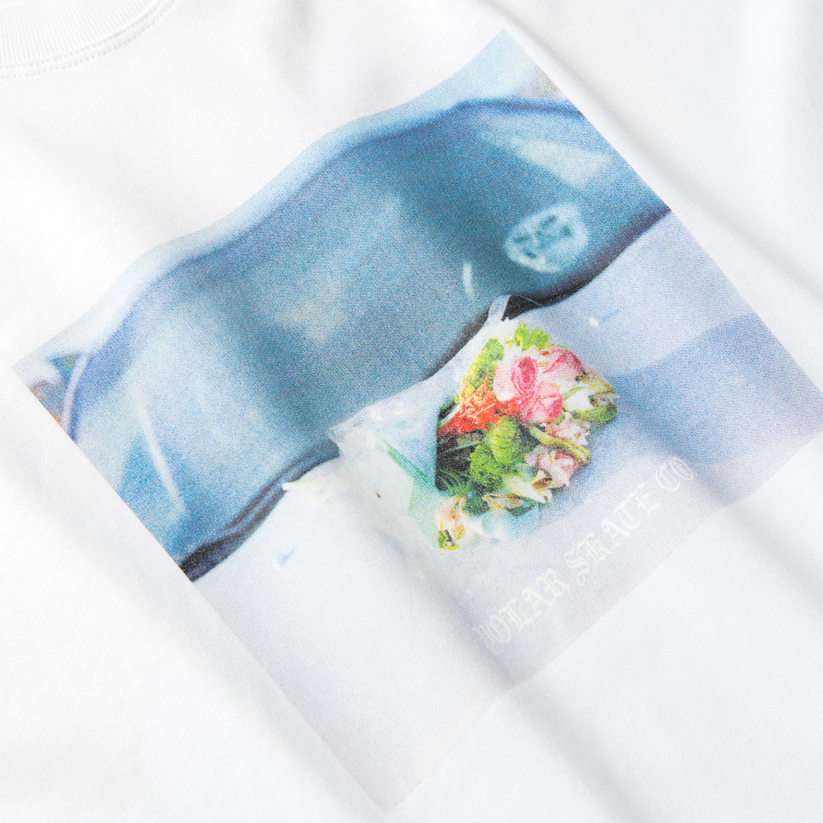 Polar Dead Flowers T-Shirt White Polar Dead Flowers T-Shirt White