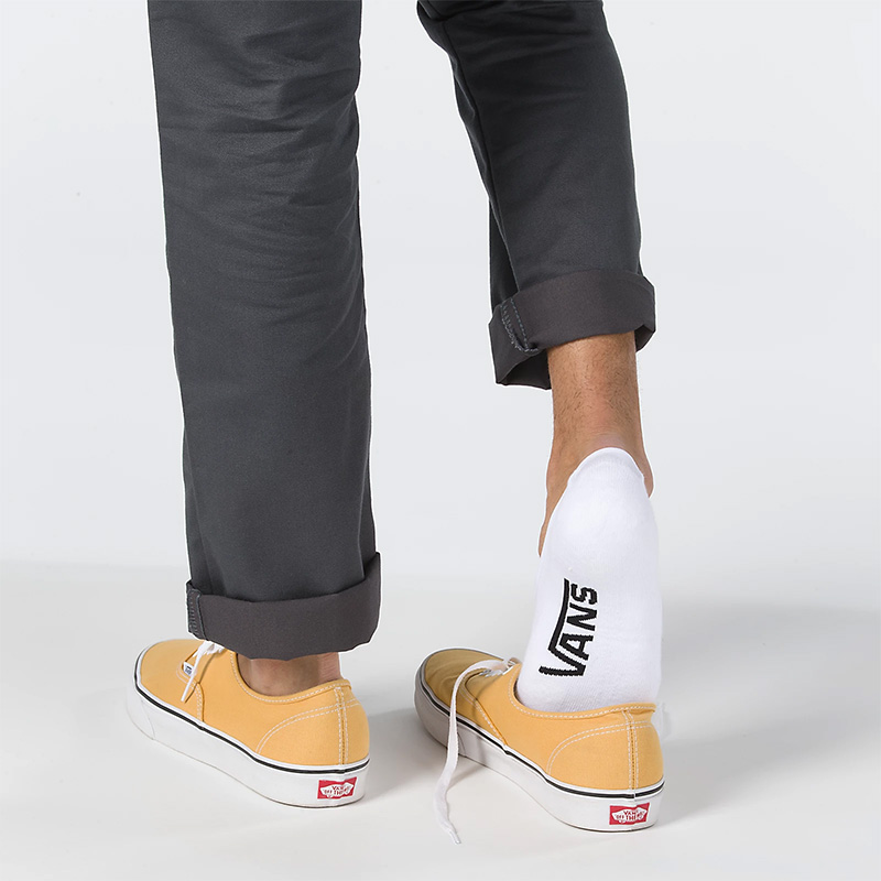 Vans Classic Super No Show Socks White 3-Pack Vans Classic Super No Show Socks White 3-Pack