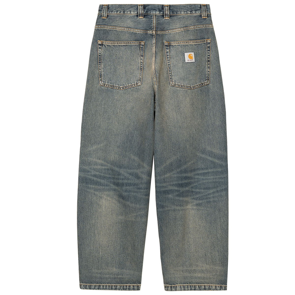 Carhartt WIP Brandon Pant Blue Worn Used Wash
