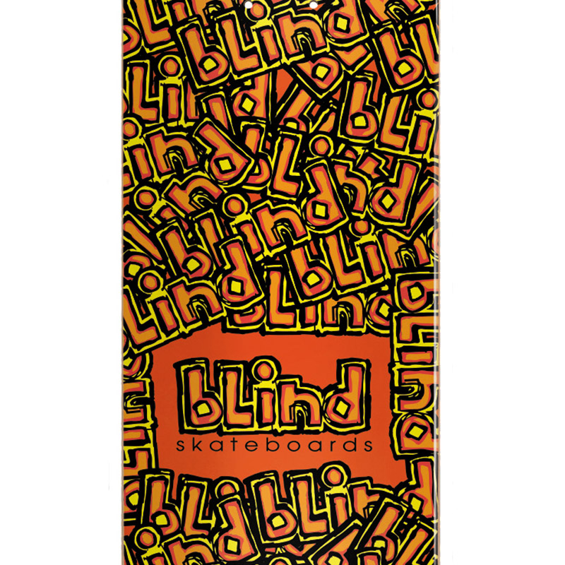 Blind OG Stand Out RHM Skateboard Deck Red/Orange 8.25 Blind OG Stand Out RHM Skateboard Deck Red/Orange 8.25